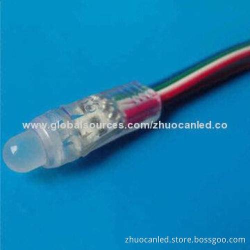 Intelligent RGB LED pixel flat mini string, 5V DC